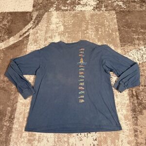 Vintage Gecko Shirt Hawaii Mens XL Black Graphic Print Long‎ Sleeve 90's